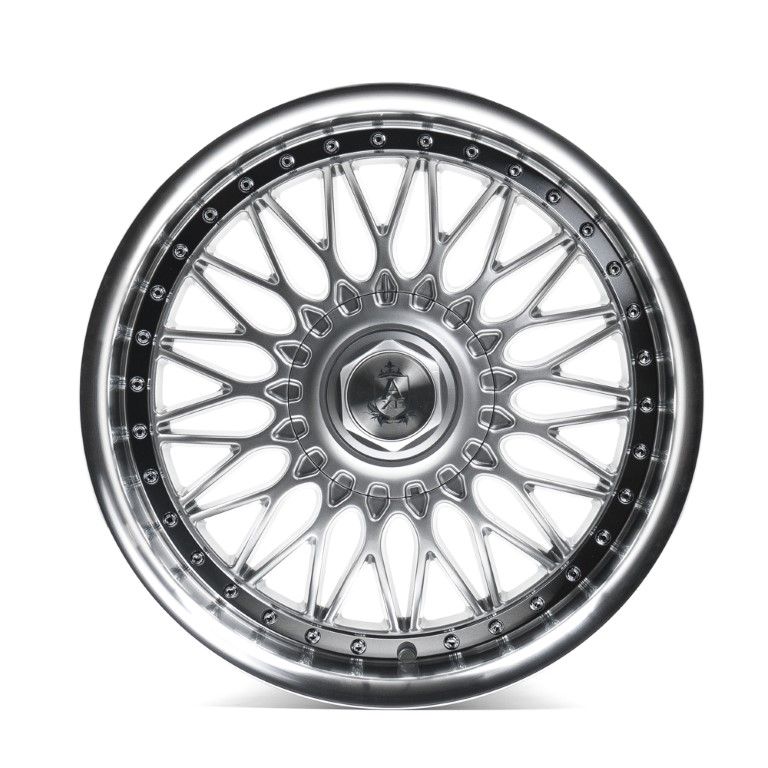 Axe Wheels<br>EX10 - Silver Polished Lip (18x8)